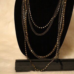 Bronze Tone 5-Strand Necklace